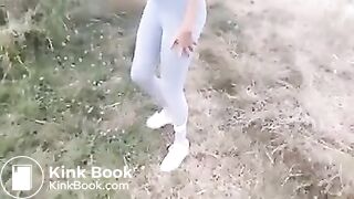 grey leggings pull up poop