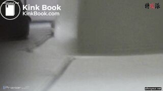 A cute woman tries her best to get out the poop