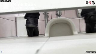 A cute woman tries her best to get out the poop