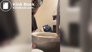 Ugly goth girl shits for cash 3