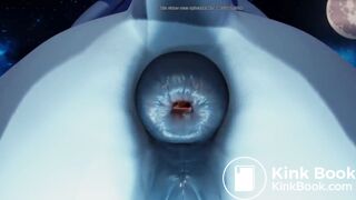 Rainbow Dash shitting in a pumpkin