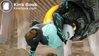 Midna poos at a stable