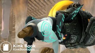 Midna poos at a stable