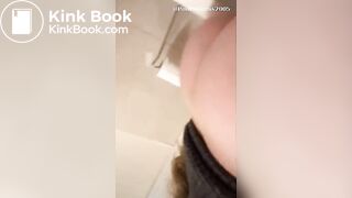 Ex Girlfriend laughing at her footlong turd