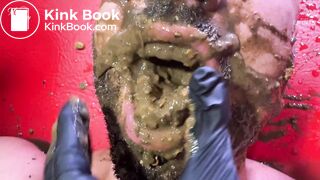 Feeding slave with my friend