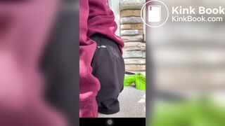 Poop smasher in shorts