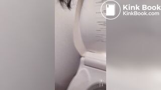 Asian beauty shitting #3