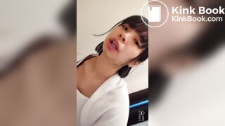 Asian beauty shitting #3