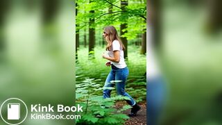 Hot girl Diarrhea outdoor ai