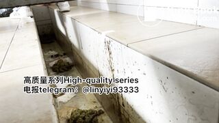 Beautiful girl poops in the toilet 52