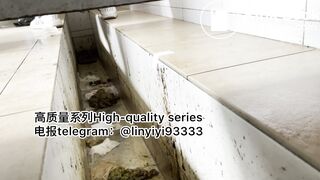 Beautiful girl poops in the toilet 52