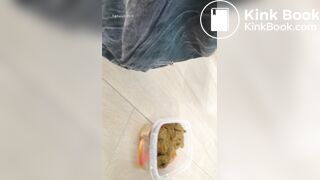 Poop on the goldfish and flush it down the toilet.
