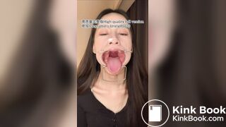 Girl spitting and vomiting 2