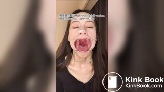 Girl spitting and vomiting 2