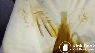 yoga leggins panty poop