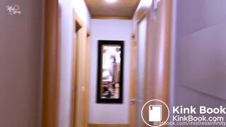 I shit in a metal tray