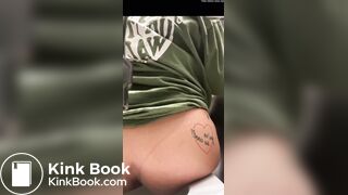 Desperate pee followed by some turds