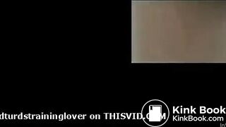 Big booty ebony moaning out hard on toilet compilation