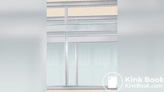 Students use school toilet animation