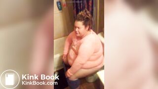 BBW poops in toilet - video 2
