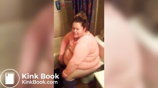 BBW poops in toilet - video 2