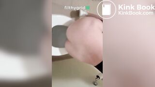 Girl pooping on toilet - video 331