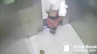 Woman shit in elevator