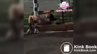 chinese drunk girl diarrhea accident