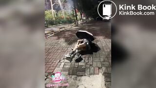 chinese drunk girl diarrhea accident