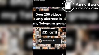 Girl can't hold her poop - video 3