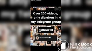 Girl can't hold her poop - video 3