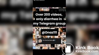 Girl can't hold her poop - video 3