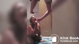 Blonde BBW Is Really Hungry For His Shit