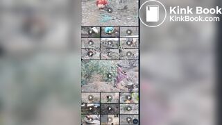 Full version of the Indian girl pooping series group