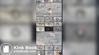 Full version of the Indian girl pooping series group