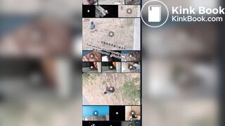 Full version of the Indian girl pooping series group