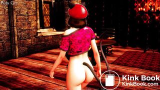 scat eating game scene