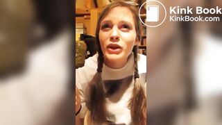 3vids German girl eats poop for clout