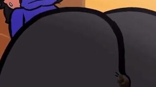 Animated panty poop - video 3