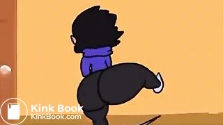 Animated panty poop - video 3