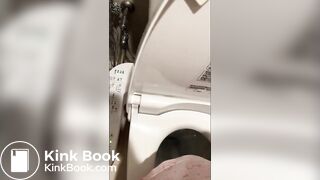 Japanese pajama girl films herself pooping