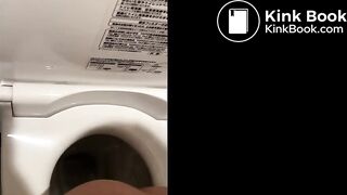 Japanese pajama girl films herself pooping