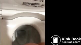 Japanese pajama girl films herself pooping