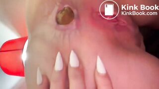 Ice cream with fecal odor