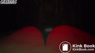 Gwen Takes a hot shit in a trash can