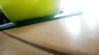 Italian girl poops after constipation