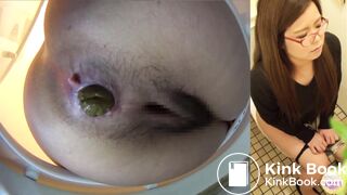 Fart before poop slide out