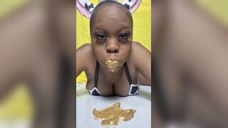 Cow Eating Tricks - video 2