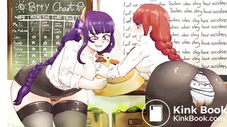 Makima and Raiden fight for the potty