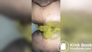 Ebony anal scat - video 6